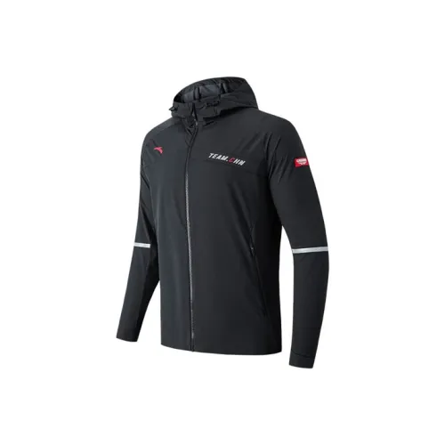 Anta X Robert Geller Дизайнер Co Коллекция Куртка Мужская Черная