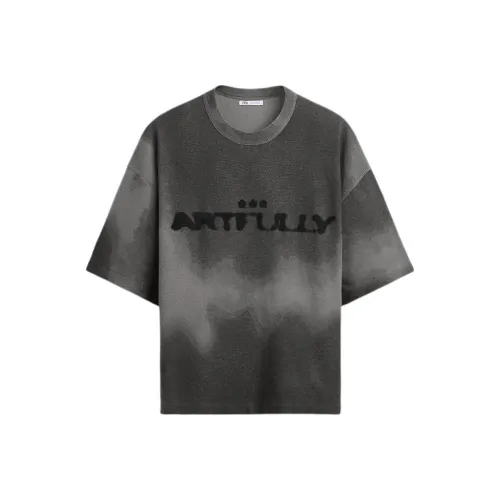 ZARA Серые Мужские T-рубашки