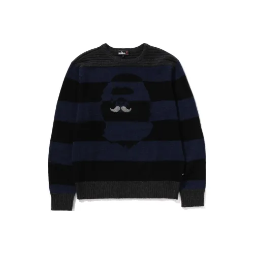 A BATHING APE FW24 Mr. BATHING APE Series Синий черный Унисекс Свитеры