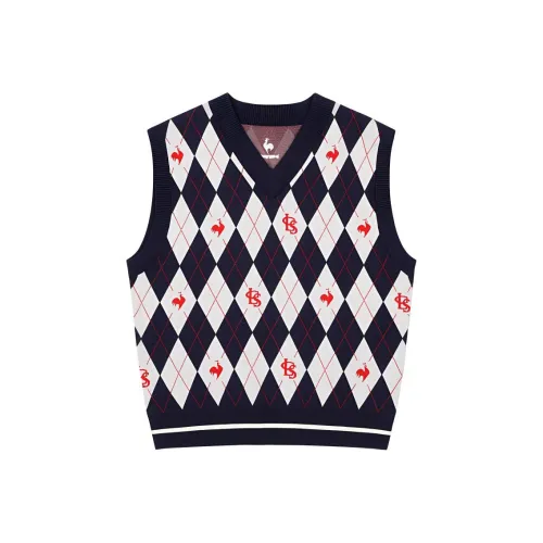 Le Coq Sportif Майка Унисекс Кремовый