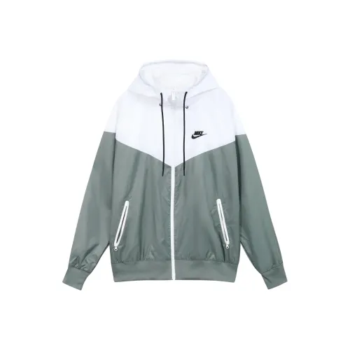 Nike WINDRUNNER Куртка Мужская Серо-Белая