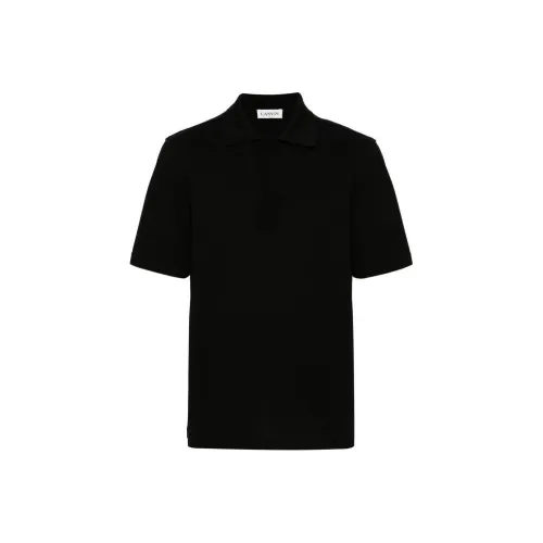 Lanvin Мужская черная поло