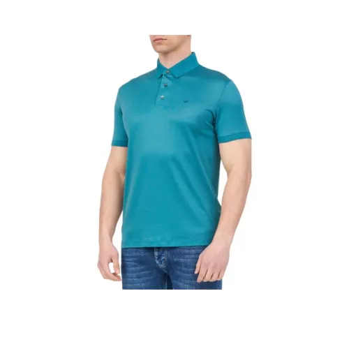 EMPORIO ARMANI Поло Мужское Зеленое