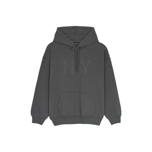 Mlb Base Logo MEGA OVERFIT New York Yankees Толстовка Унисекс Угольный Серый