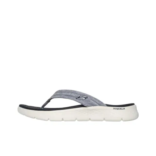 Skechers GO WALK Fle Тихий Аbrasion Resistant Шлепанцы Женские Серый