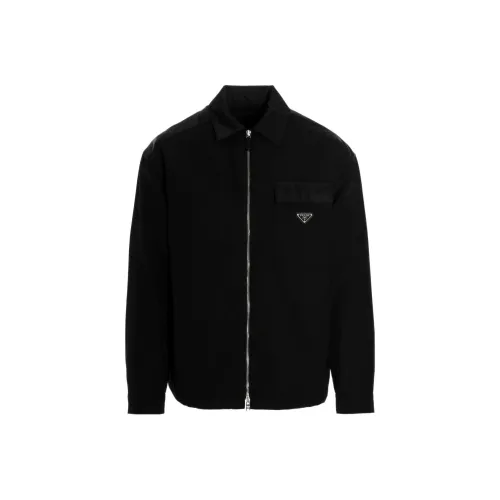 PRADA SS22 Куртки и Пальто Мужской Черный