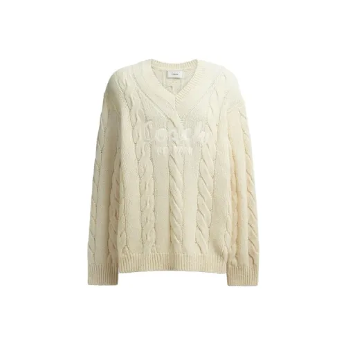 COACH Сливочный Унисекс Свитеры