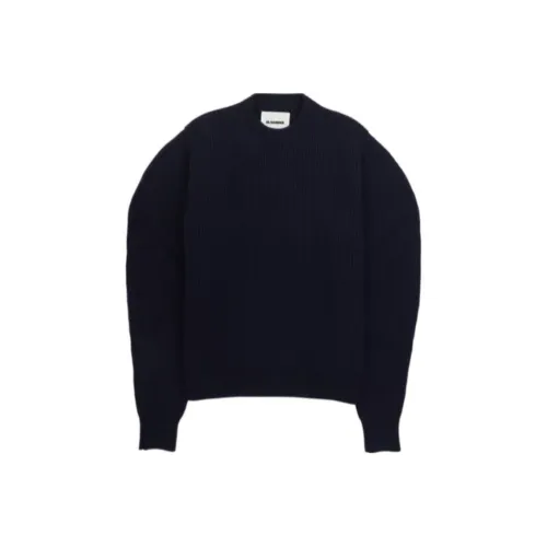 JIL SANDER Морской синий Мужские свитеры