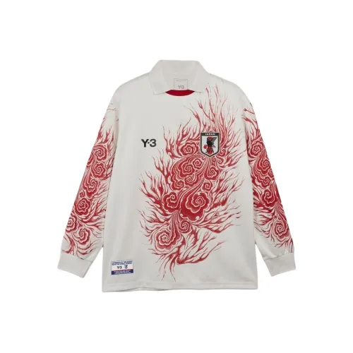 Y 3 JFA Co Branded SERIES Красная Унисекс Т-рубашка