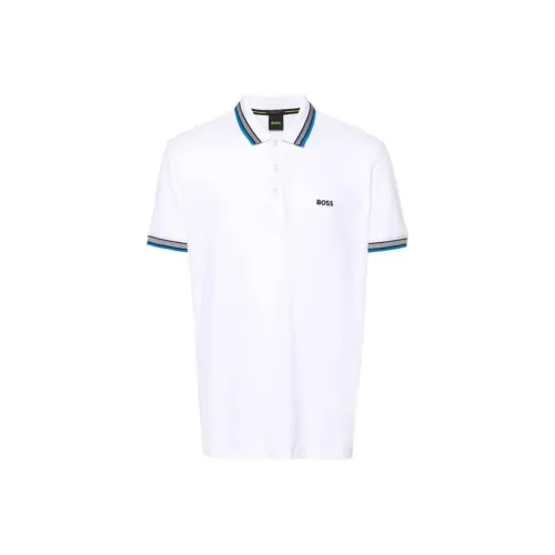 Hugo Boss Поло Мужское Белое