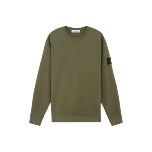 STONE ISLAND Толстовка Мужская Зеленая