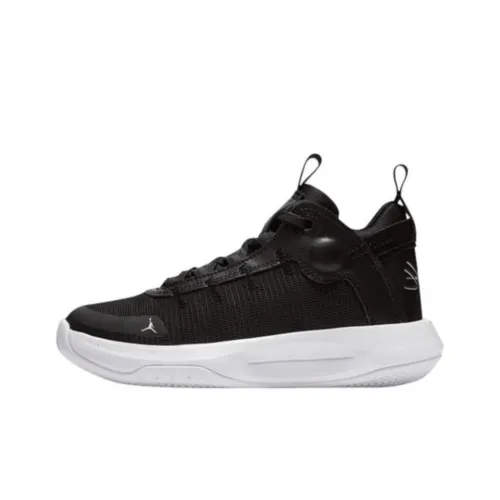 Jordan Jumpman 2020 Устойчивый к истиранию Низкий Топ КIDS Лайфстайл Обувь Черный