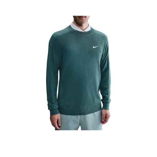 Nike Темно-зеленые мужские свитеры