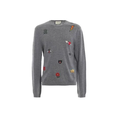 GUCCI Серые Мужские Свитера