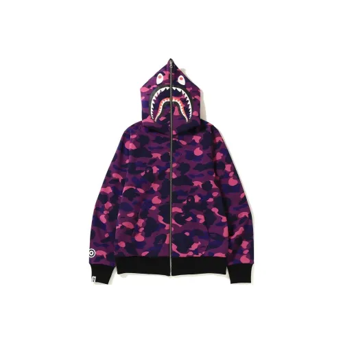 A BATHING APE Цвет CAMO Двусторонний Акула Свитшот Мужской