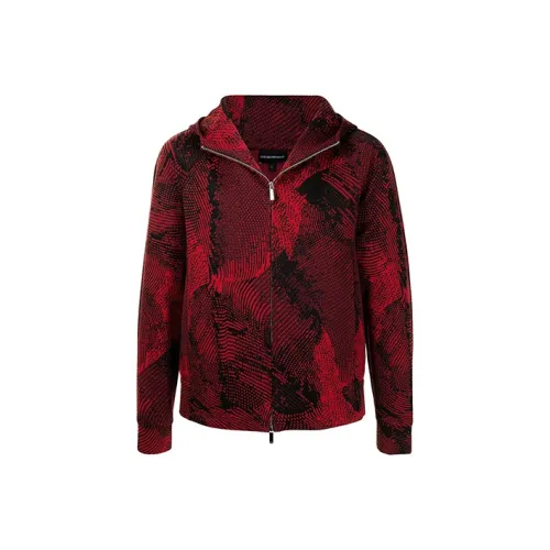 EMPORIO ARMANI Red Men's Jackets EMPORIO ARMANI Красные Мужские Куртки