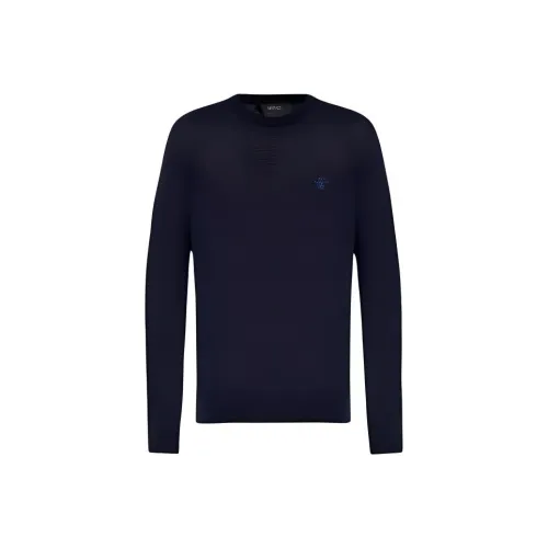 VERSACE Свитер Мужской Navy Blue
