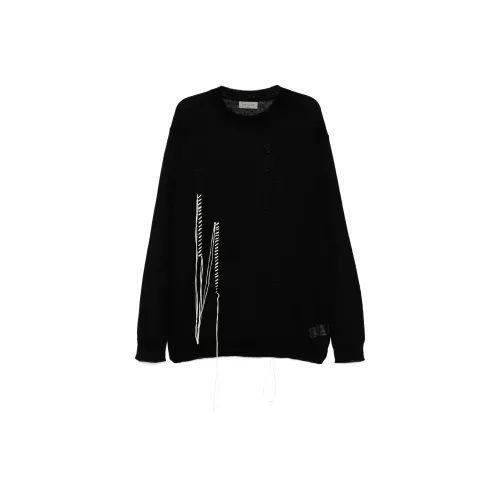 Yohji Yamamoto Pour Homme Черные Мужские Свитера