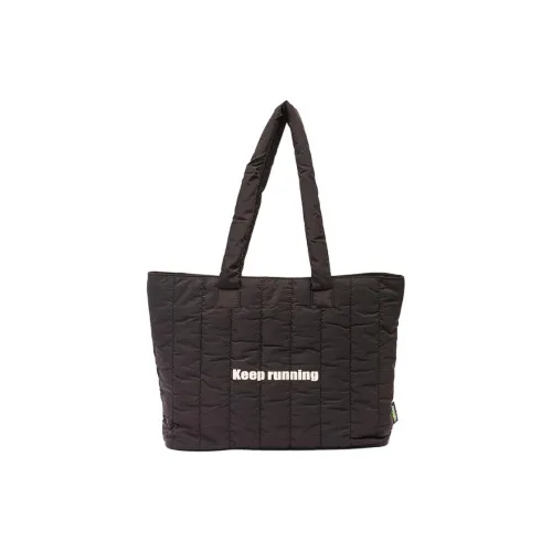 Three Blessings Ткань Тоут Сумка Сумка для покупок Сумка на плечо Средний Женские Черный Белый