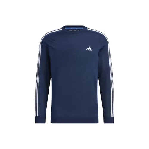 Adidas Темно-синие мужские свитеры