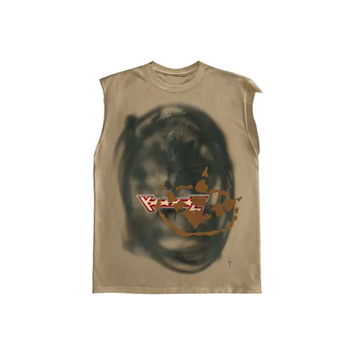 TRAVIS SCOTT Jordan Фирменный Co Бренд Хаки Унисекс Футболки