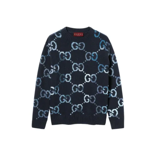 GUCCI Синий Мужской Свитера