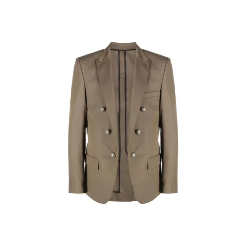 BALMAIN Коричневый Мужские Куртки