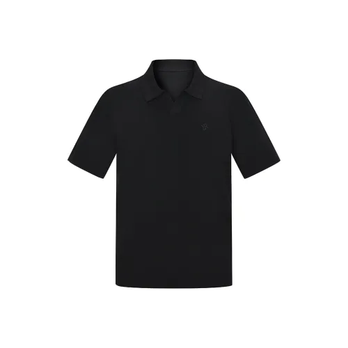 RARE Короткий рукав Свитер Мужской Черный