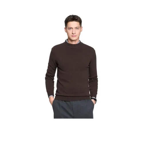 Dance with Wolves Свитер Мужской Темно-Кофейный