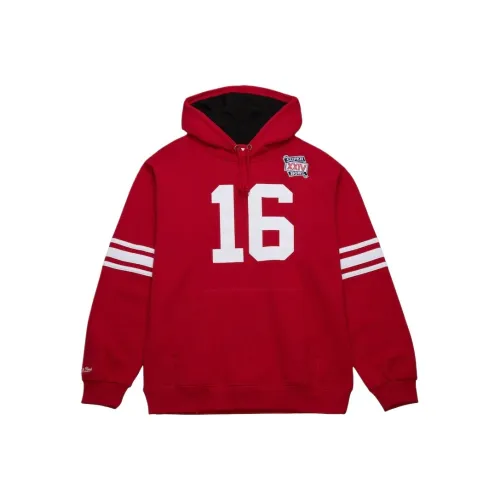 MITCHELL NESS Толстовка Мужская Алого цвета