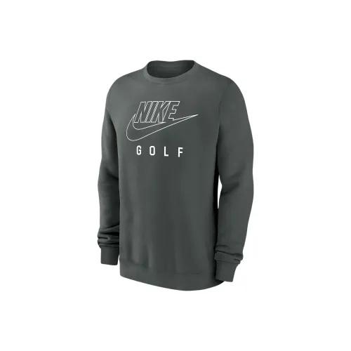 nike SwooshClub Флис Толстовка Мужской Глина Зеленый