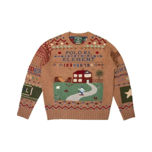 Polo Ralph Lauren Свитер Мужской Карамельный Коричневый