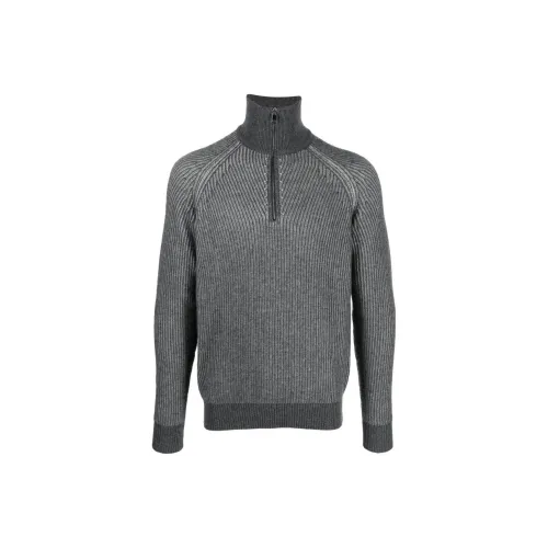 ROBERTO COLLINA Свитер Мужской Угольный Серый