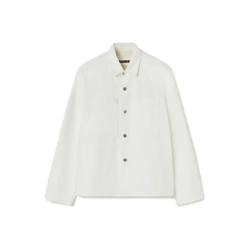 JIL SANDER Белый Мужской Куртки