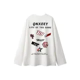 Белый с длинными рукавами