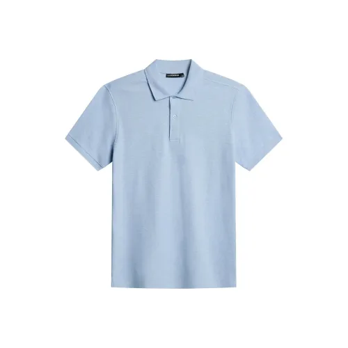 J.Lindeberg Troy Polo Polo Мужской Светло-Синий
