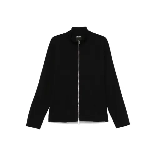 Ermenegildo Zegna Черные Мужские Свитера