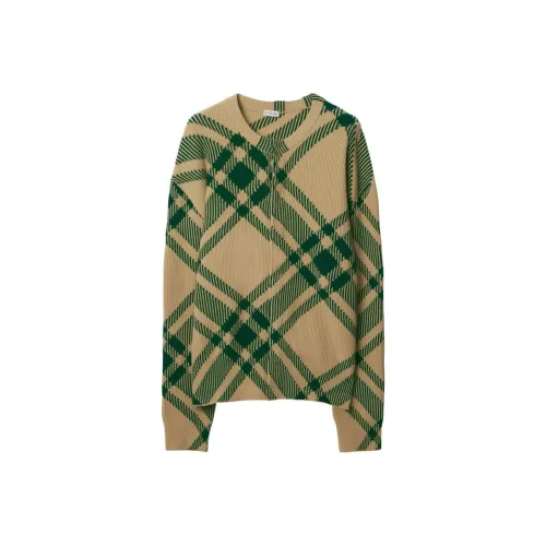 Burberry SS24 Трикотаж Мужской Плющево-зеленый