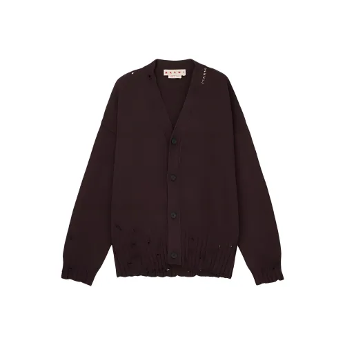 MARNI Коричневый Мужской Трикотаж