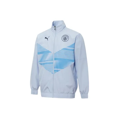 PUMA MCFC PM Куртка Мужская Светло-Синяя