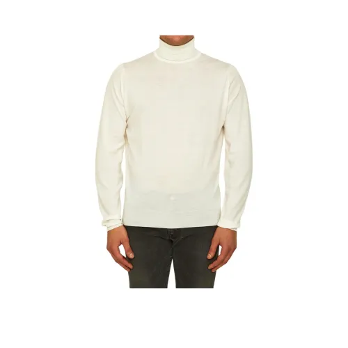 JOHN SMEDLEY Трикотаж Мужской Белый