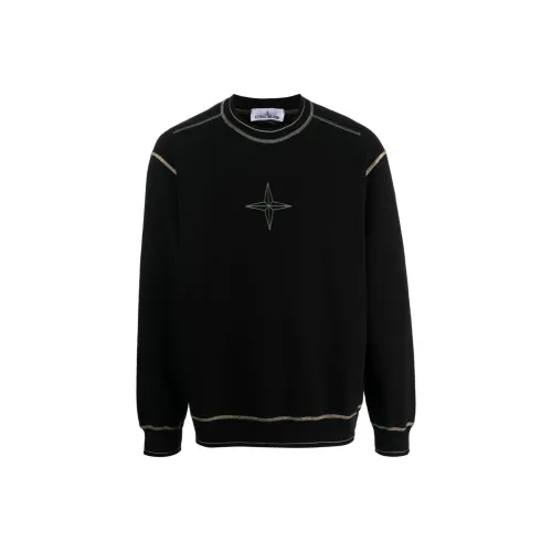 Stone Island Черные Мужские Свитера