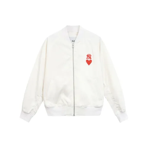 MLB Куртки Пальто Унисекс Айвори Белый