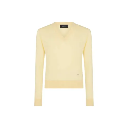 DSQUARED 2 Трикотаж Мужской Светло-Желтый