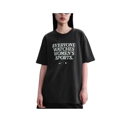 Nike x TOGETHXR SS25 Everyone Часы Женские Спорт™ T Рубашка Унисекс Черный