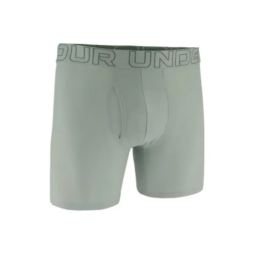 Under Armour PerformanceTech Боксеры Мужские 3 упаковки Силикон Зеленый