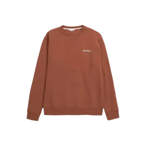 NORSE PROJECTS Свитшот Мужской Красный Охра