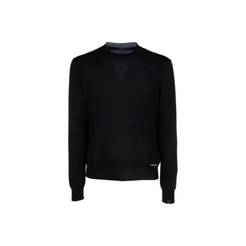 PRADA Мужские черные свитеры