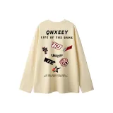 Бежево-абрикосовый, с длинным рукавом