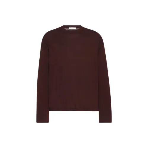 THE ROW Мужские свитеры бордового цвета
